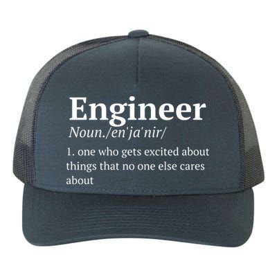 Funny Engineer Definition Yupoong Adult 5-Panel Trucker Hat