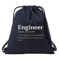 Funny Engineer Definition Drawstring Bag