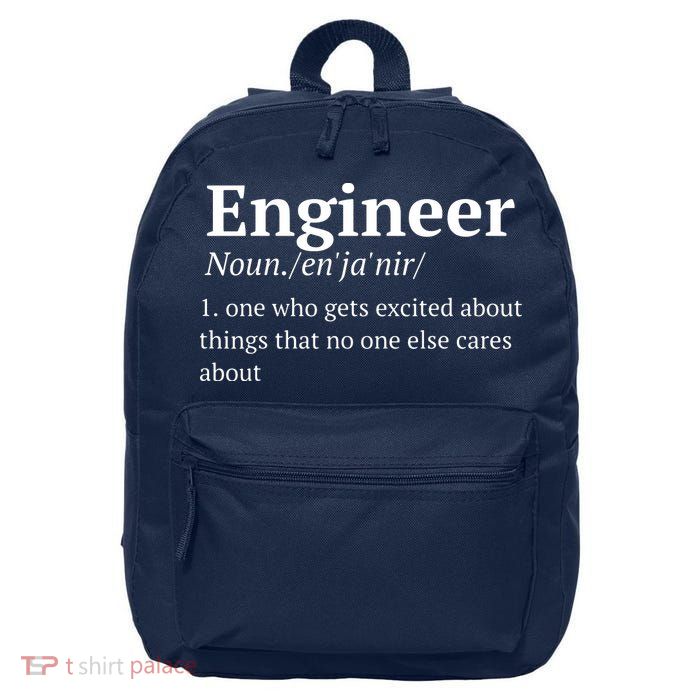 Funny Engineer Definition 16 in Basic Backpack