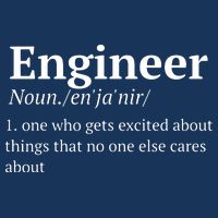 Funny Engineer Definition Cooling Performance Long Sleeve Crew