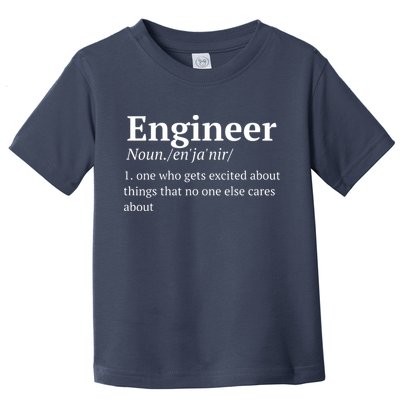 Funny Engineer Definition Toddler T-Shirt