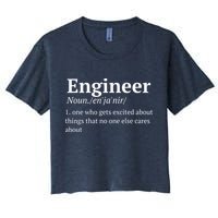 Funny Engineer Definition Crop Top
