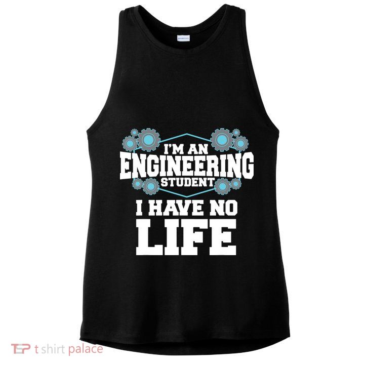 Funny Engineering Design For Men Women Engineer Student Ladies PosiCharge Tri-Blend Wicking Tank