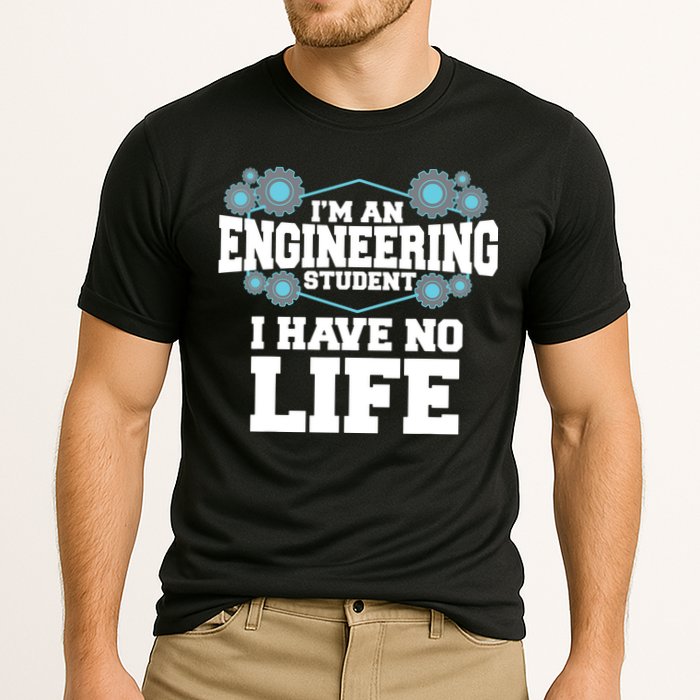 Funny Engineering Design For Men Women Engineer Student Cooling Performance Crew T-Shirt