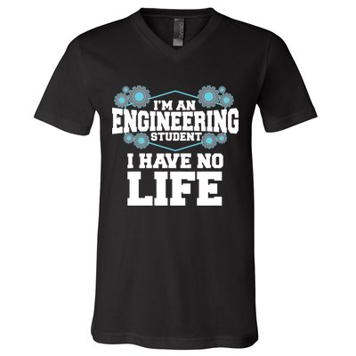 Funny Engineering Design For Men Women Engineer Student V-Neck T-Shirt