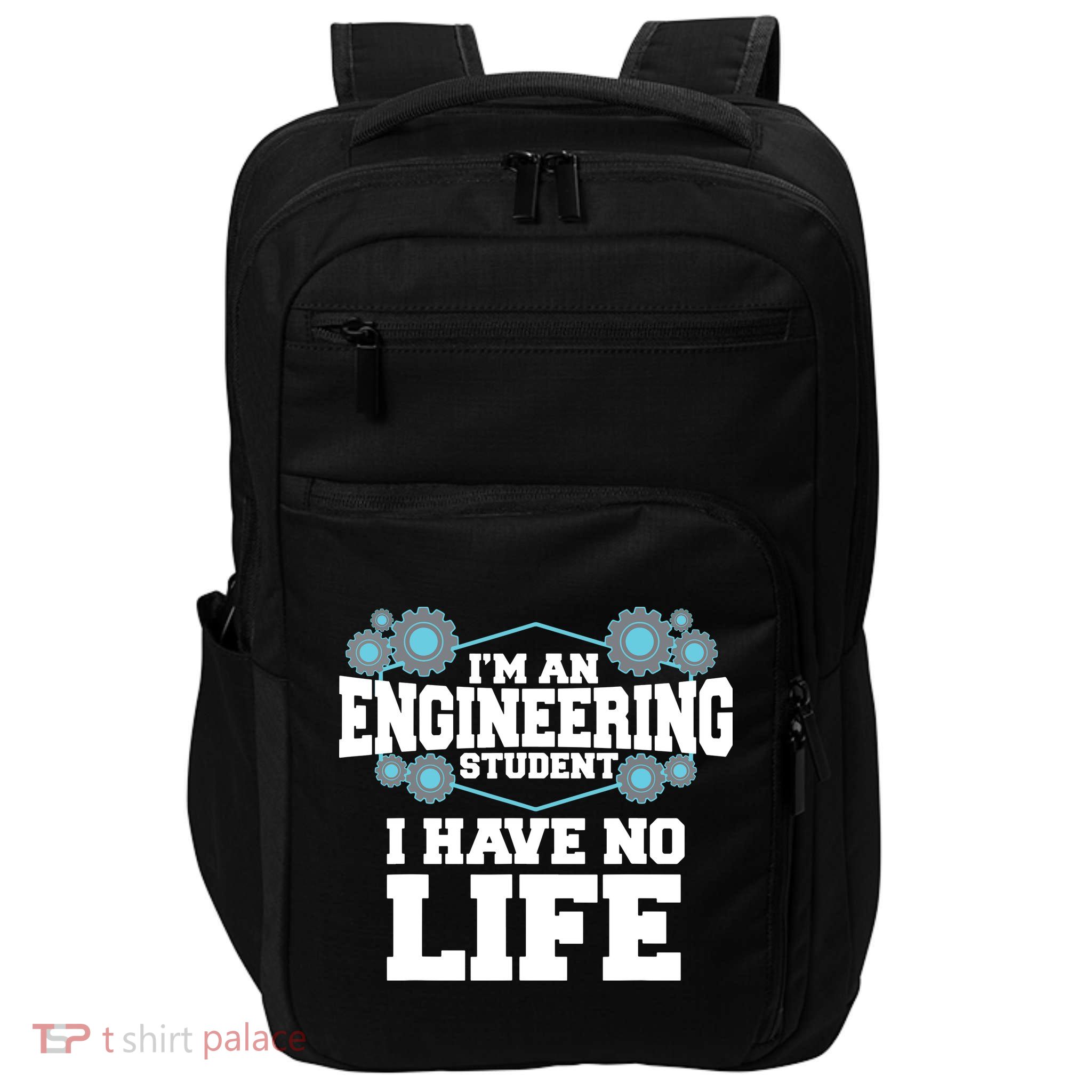 Funny Engineering Design For Men Women Engineer Student Impact Tech Backpack