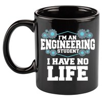 Funny Engineering Design For Men Women Engineer Student 11oz C Handle Ceramic Mug