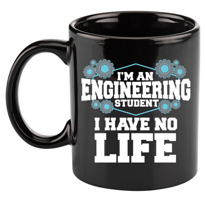 Funny Engineering Design For Men Women Engineer Student 11oz C Handle Ceramic Mug