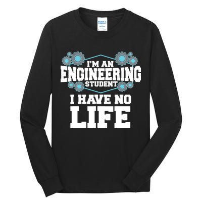 Funny Engineering Design For Men Women Engineer Student Tall Long Sleeve T-Shirt