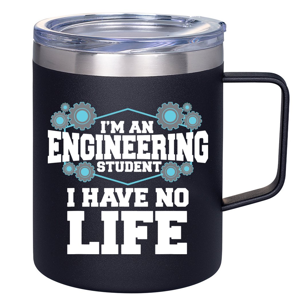 Funny Engineering Design For Men Women Engineer Student 12oz Stainless Steel Coffee Mug