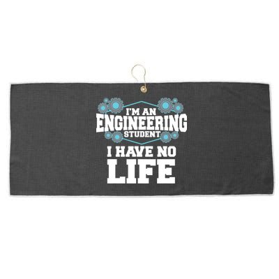 Funny Engineering Design For Men Women Engineer Student Large Microfiber Waffle Golf Towel