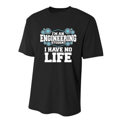 Funny Engineering Design For Men Women Engineer Student Youth Performance Sprint T-Shirt