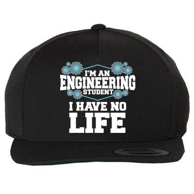 Funny Engineering Design For Men Women Engineer Student Wool Snapback Cap