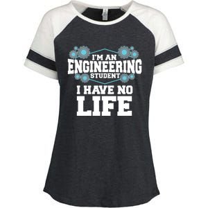 Funny Engineering Design For Men Women Engineer Student Enza Ladies Jersey Colorblock Tee