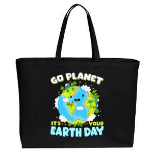 Funny Earth Day Go Planet Earth Day Everyday Gift Cotton Canvas Jumbo Tote