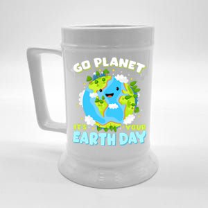 Funny Earth Day Go Planet Earth Day Everyday Gift Beer Stein