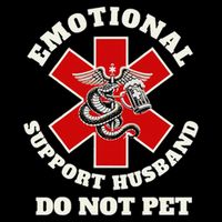 Funny Emotional Do Not Pet Emotional Support Husband Funny Sustainable Bucket Hat