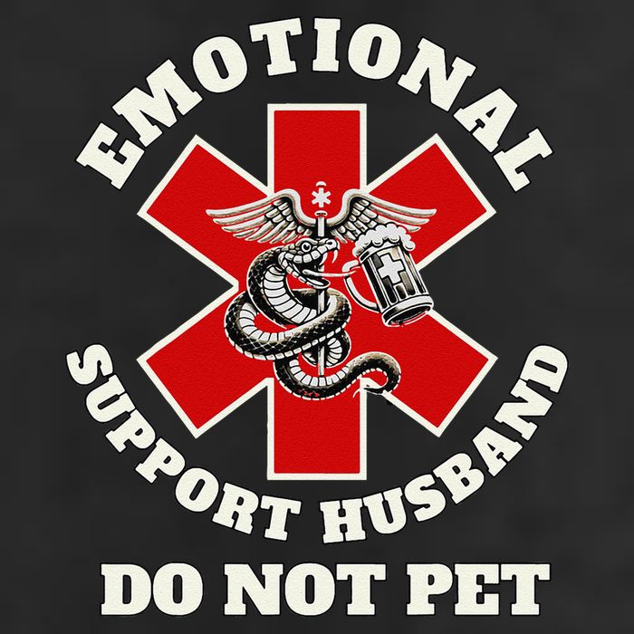 Funny Emotional Do Not Pet Emotional Support Husband Funny Adult Drive Performance Visor