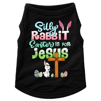Funny Easter Day Silly Rabbit Easter Is For Jesus Christians Doggie Tank