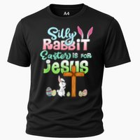 Funny Easter Day Silly Rabbit Easter Is For Jesus Christians Cooling Performance Crew T-Shirt