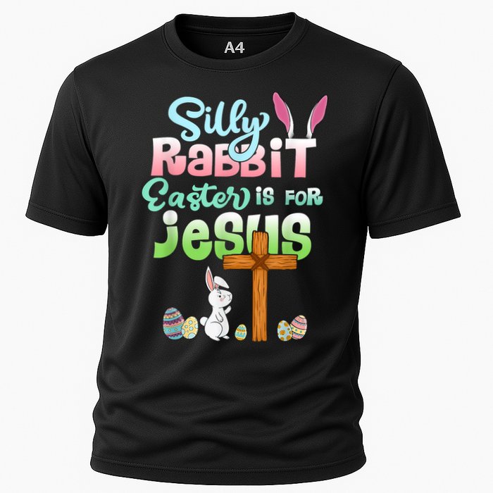 Funny Easter Day Silly Rabbit Easter Is For Jesus Christians Cooling Performance Crew T-Shirt