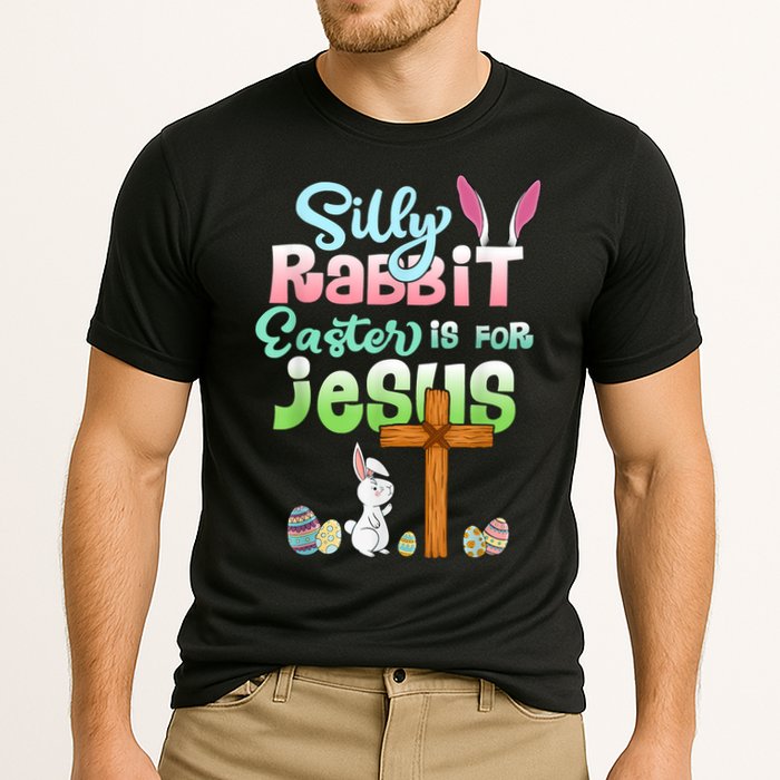 Funny Easter Day Silly Rabbit Easter Is For Jesus Christians Cooling Performance Crew T-Shirt