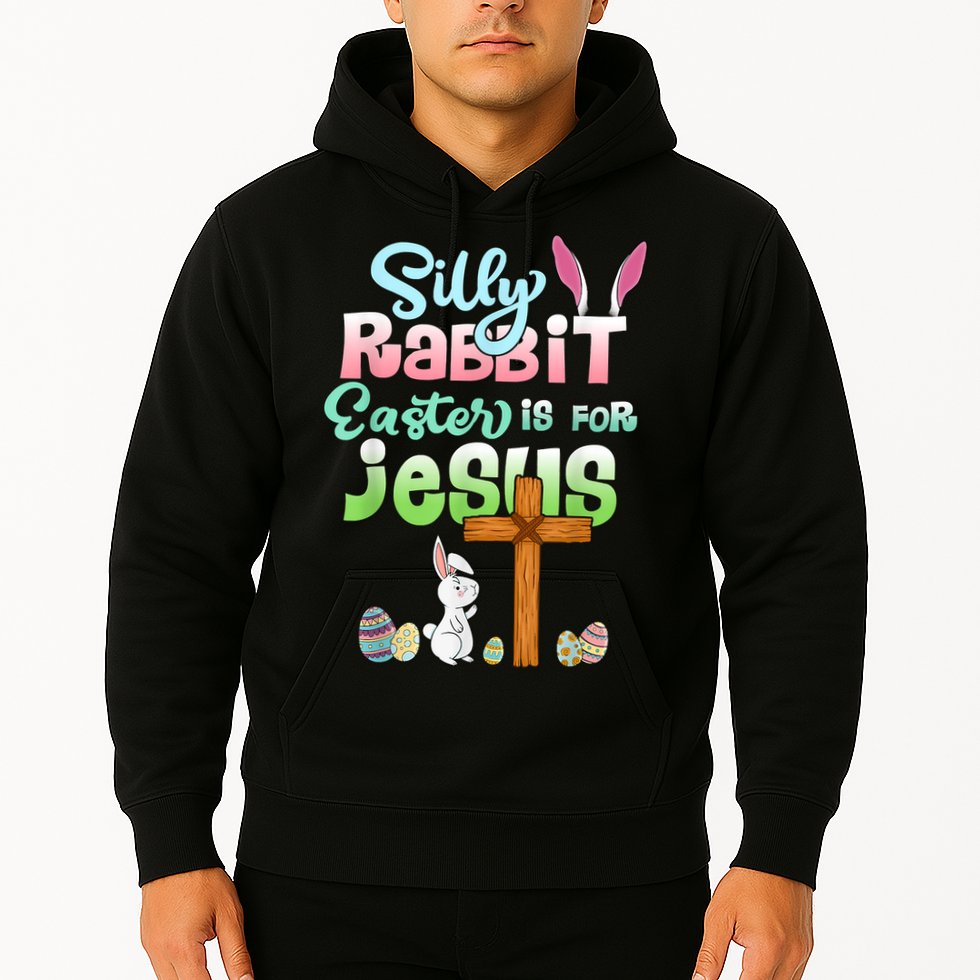 Funny Easter Day Silly Rabbit Easter Is For Jesus Christians Hoodie