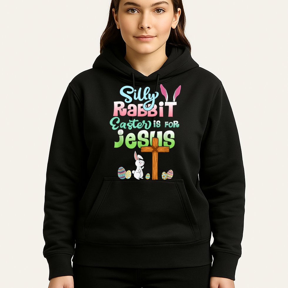 Funny Easter Day Silly Rabbit Easter Is For Jesus Christians Hoodie