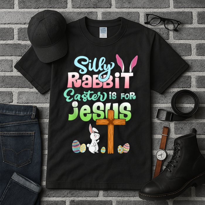 Funny Easter Day Silly Rabbit Easter Is For Jesus Christians Tall T-Shirt