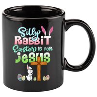 Funny Easter Day Silly Rabbit Easter Is For Jesus Christians 11oz C Handle Ceramic Mug
