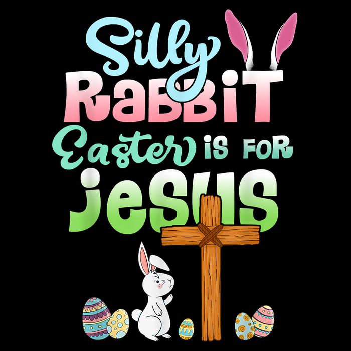 Funny Easter Day Silly Rabbit Easter Is For Jesus Christians 16 in Basic Backpack