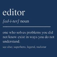 Funny Editor Definition Film Editor In Chief Video Editing Full-Length Apron With Pockets
