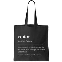 Funny Editor Definition Film Editor In Chief Video Editing Bag