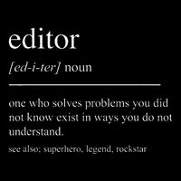 Funny Editor Definition Film Editor In Chief Video Editing Wool Snapback Cap