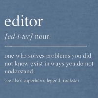 Funny Editor Definition Film Editor In Chief Video Editing Garment-Dyed Sweatshirt