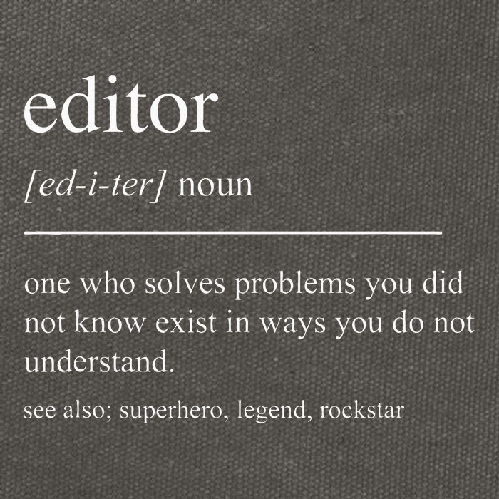 Funny Editor Definition Film Editor In Chief Video Editing Cotton Canvas Backpack