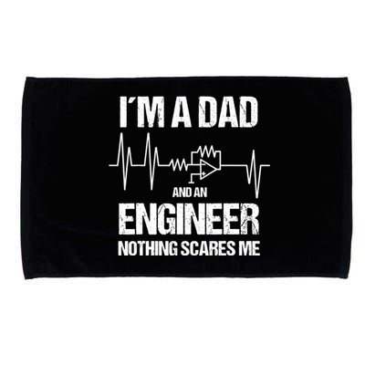 Funny Engineering Dad Electrical Engineer Microfiber Hand Towel