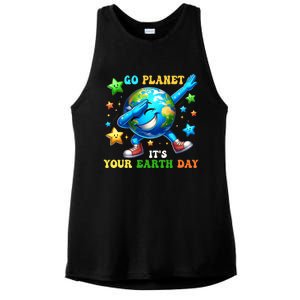 Funny Earth Day Go Planet ItS Your Earth Day 2024 Ladies PosiCharge Tri-Blend Wicking Tank