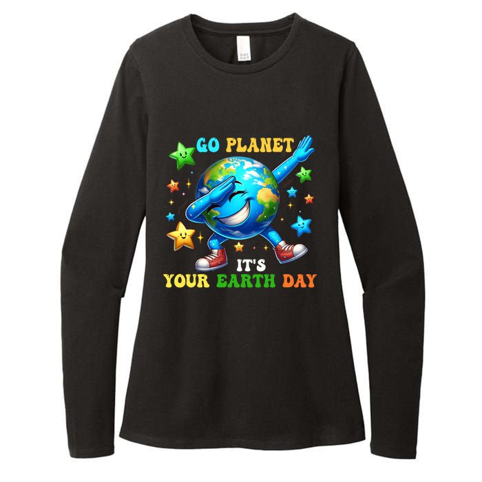 Funny Earth Day Go Planet ItS Your Earth Day 2024 Womens CVC Long Sleeve Shirt