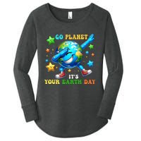 Funny Earth Day Go Planet ItS Your Earth Day 2024 Women's Perfect Tri Tunic Long Sleeve Shirt