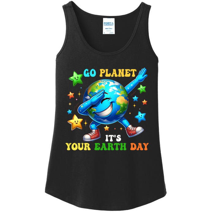 Funny Earth Day Go Planet ItS Your Earth Day 2024 Ladies Essential Tank