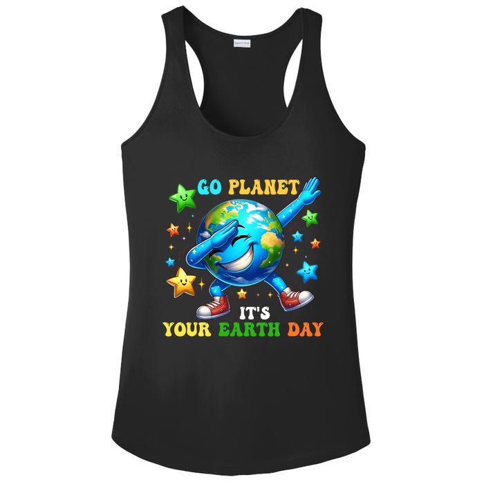 Funny Earth Day Go Planet ItS Your Earth Day 2024 Ladies PosiCharge Competitor Racerback Tank