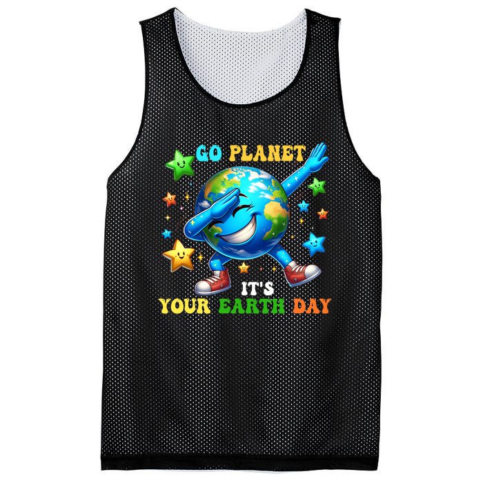 Funny Earth Day Go Planet ItS Your Earth Day 2024 Mesh Reversible Basketball Jersey Tank