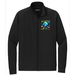 Funny Earth Day Go Planet ItS Your Earth Day 2024 Stretch Full-Zip Cadet Jacket