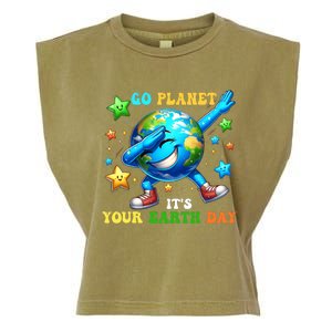 Funny Earth Day Go Planet ItS Your Earth Day 2024 Garment-Dyed Women's Muscle Tee