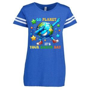 Funny Earth Day Go Planet ItS Your Earth Day 2024 Enza Ladies Jersey Football T-Shirt