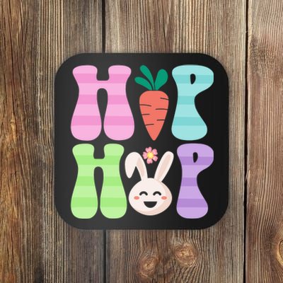 Funny Easter Day Hip Hop Cute Bunny Funny Rabbit Coaster