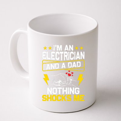 Funny Electrician Design For Dad Electrical Engineer Him Coffee Mug