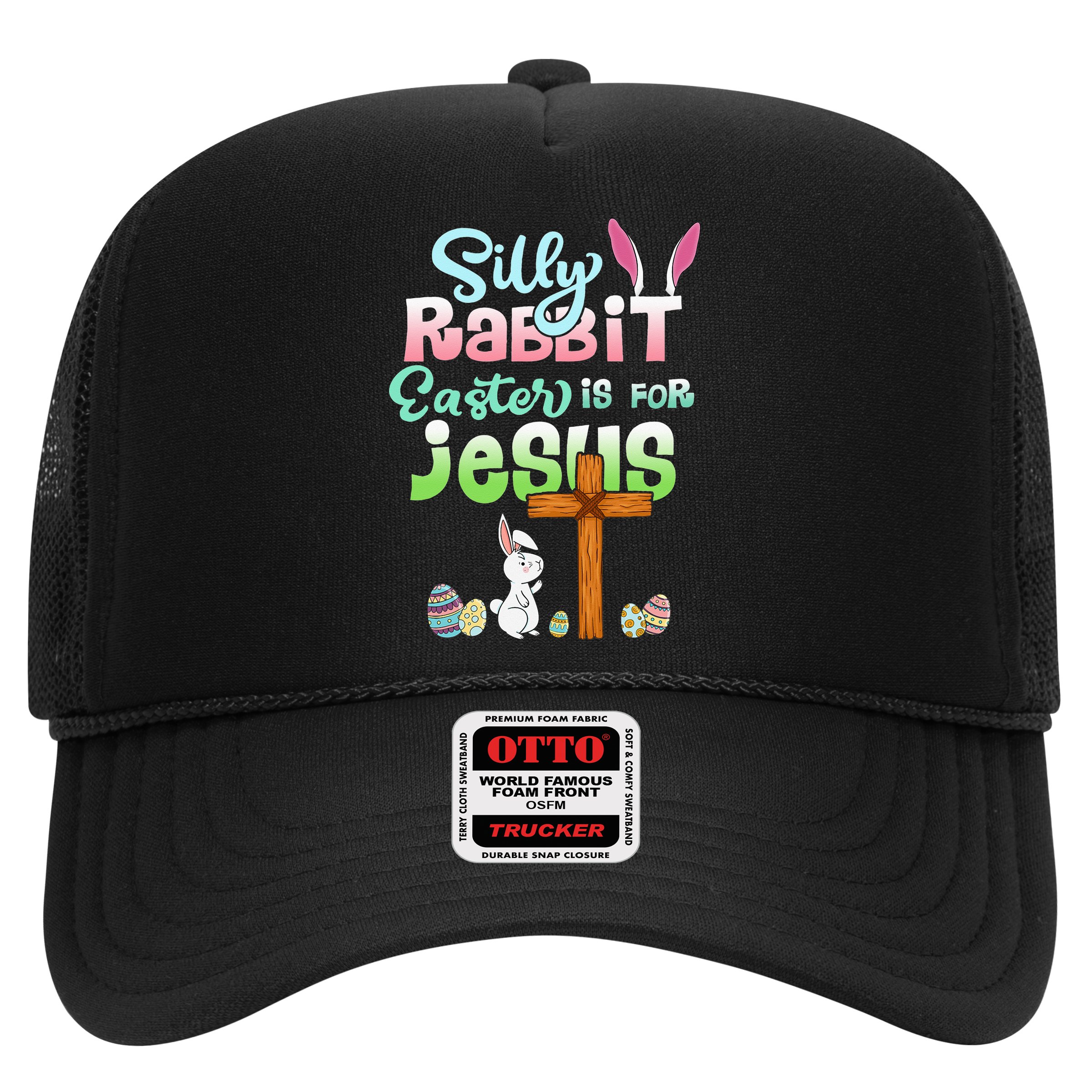 Funny Easter Day Silly Rabbit Easter Is For Jesus Christians Hat