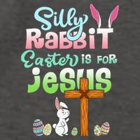 Funny Easter Day Silly Rabbit Easter Is For Jesus Christians Vector Backpack